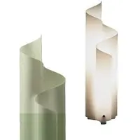 Artemide Design-jalkalamppu Mezzachimera, Valkoinen/opaali, Olohuone/ruokailutila, Synteettinen materiaali, Design