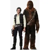 Hot toys figuuri MMS263 - Star Wars 4 : A New Hope - Han Solo & Chewbacca