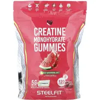 Steelfit , Kreatiini Monohydraatti Gummies, Juicy Vesiomena, 120 Gummies