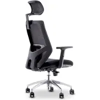 Urban Factory Ergonominen työtuoli - - Musta - Korkeus säädettävä - Pyörillä - 1 paikka