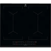 Electrolux SÉRIE 700 EIV644 - Induktiokeittotaso - 4 keittolevyä - Niche - leveys: 56 cm - syvyys: 49 cm - musta - reunimmaisella etuosalla