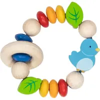 Goki Wooden Gripping Ring Bird