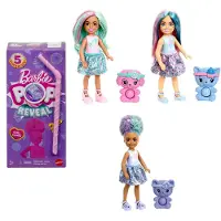 Barbie Chelsea Pop Reveal -nukkesarja, jossa on 5 yllätystä, mukaan lukien tuoksuva pieni nukke Pop-It Pet ja värinvaihto (tyylit voivat vaihdella)