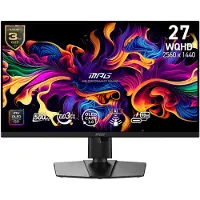 MSI 67,3 cm (26.5") 2560 x 1440 Pixel 9S6-3CF49T-001 16:9 Wide Quad HD OLED 1 ms 500 Hz HDR DisplayPort HDMI USB-Hub Pivot Height VESA