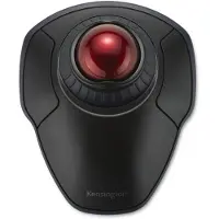 Kensington Wireless Orbit Trackball vieritysrenkaalla - musta, Molempikätinen, Musta