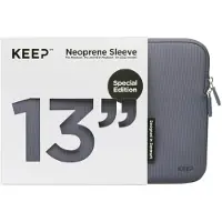 Keep 13,6" Neoprene/textile MacBook suojatasku (Blue Granite)