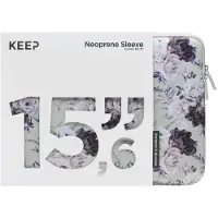 Keep KE-PC15-SSF 15,6" suojatasku, Silver Summer Flower