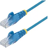 StarTech.com U/UTP Cat6 Slim laitekaapeli, LSZH, 0,25m, sininen