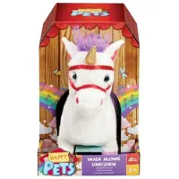 Happy Pets Walking Along Unicorn