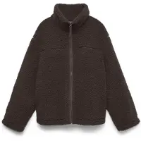 Vero Moda Vmkarla Teddy Jacket Noos - Brown - M