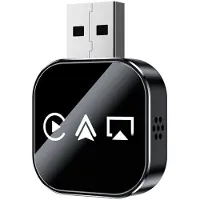 INF Langaton CarPlay/Android Auto/Mirror Link -sovitin Q1AS – 3-in-1 Apple-peilaus ja Android Auto CarPlay -laatikko