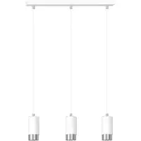 Valotorni Fumiko riippuvalaisin 45cm 3xGU10 valkoinen/Kromi