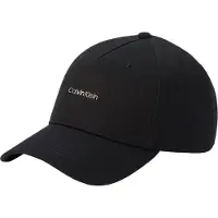 Calvin Klein Lippalakki 'Metal Logo Baseball' musta