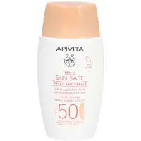 Apivita Bee Sun Safe Daily Age Repair Tinted Fluid SPF50 sävyttävä ja suojaava voide SPF 50 50 ml