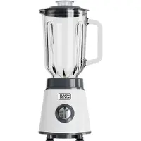 Black & Decker ES9120150B, Pöydällä pidettävä tehosekoitin, 1,5 L, Jäänmurskaus, 1000 W, Valkoinen
