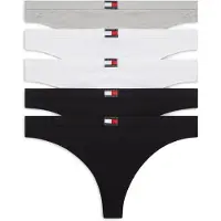 Tommy Hilfiger 5 Pack Thong - Grey - S