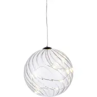 Sirius Wave Kugle - Kirkas - Ø 10 cm