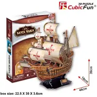 Cubic PUZZLE 3D sailing ship Santa Maria