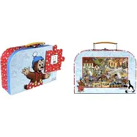 Rasmus Klump Suitcase With A Puzzle - Multi/patterned - ONE SIZE