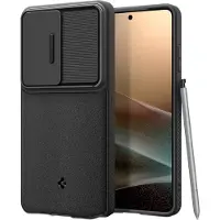 Spigen Samsung Galaxy S26 Ultra Optik Armor Suojakuori - Musta