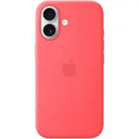 Apple iPhone 17 Silicone Case w/ MagSafe - Bright Guava