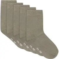 Minymo Ankle Sock -Solid (5-Pack) - Beige - 23\26