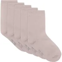 Minymo Ankle Sock -Solid (5-Pack) - Pink - 19\22