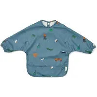 Liewood Merle hihallinen ruokalappu 2621 Fun/Beach blue