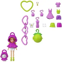 Polly Pocket Avaimenperä-mininukke ja lemmikki