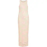 Vila Visail S/L O-Neck Ankle Dress/Dc/Ka - Pink - M