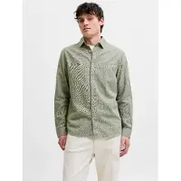 Jack & Jones Esummer Linen Blend Pitkähihainen Kauluspaita