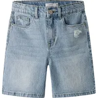 Name It Kids Nkfrose Hw Long Dnm Shorts 1160-Tk - Blue - 116