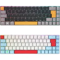 Cherry MX-LP 2.1 Compact Wireless, Langaton, RF Wireless + Bluetooth, Mekaaninen, QWERTZ, RGB LED, Musta (G80-3860LVADE-2)