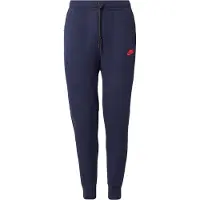 Nike Housut 'TCH FLC' laivastonsininen / kirkaanpunainen