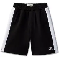 Calvin Klein Colorblock Relaxed Shorts - Black - 140