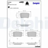 Delphi Jarrupalasarja, levyjarru LP3982