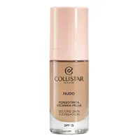 Collistar NUDO Second Skin Foundation SPF 15 kirkastava ja kosteuttava meikkivoide silottava vaikutus sävy 3R Naturale Rosato 30 ml
