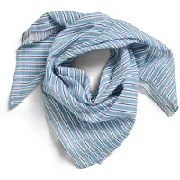Pieces Pcjolanda Square Scarf Bc - Blue - ONE SIZE
