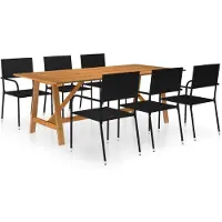 vidaXL Koristeellinen kattotuuletin valolla 82 cm vaaleanruskea
