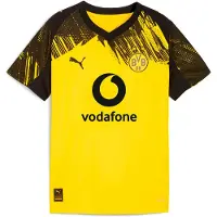 Puma Bvb Borussia Dortmund 25/26 Replica Junior Home Lyhythihainen T-paita