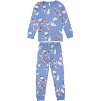 Lindex Pyjama Set - Blue - 92