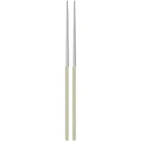 Sabre Bistrot Solid Syömäpuikot 2 Kpl:n Pakkaus - Syömäpuikkoja Ruostumaton Teräs Light Khaki - 2346-098-0174