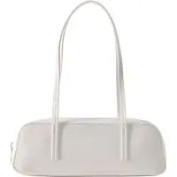 Calvin Klein Olkalaukku 'Foil Logo Glossy Shoulder' valkoinen