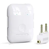 Hobby Hall Bluetooth 5.4 -lähetin televisioon ja lentokoneisiin, 2 kuuloketta