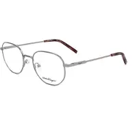 Ferragamo SF2215 52/20/145 Kiiltävä hopea Metalli MIEHET SF2215