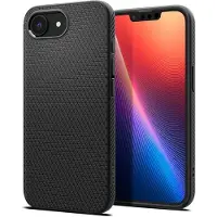 Spigen Liquid Air, Suojus, Apple, iPhone 16e, 15,5 cm (6.1"), musta