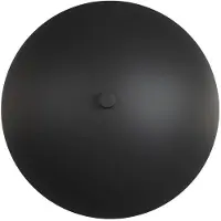 Valotorni Mush seinävalaisin 18cm 2xG9 musta