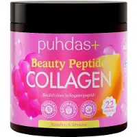 Puhdas+ Beauty Peptide Collagen vadelma&amp;sitruuna 80g
