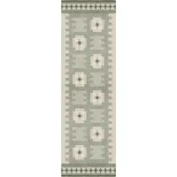 Layered Röllakan Selma matto 75x240 Cm Sage - Kuviolliset matot Villa Salvia - ROSESA75240