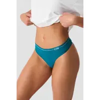ICANIWILL Everyday Seamless Thong 2-pack Lagoon Blue